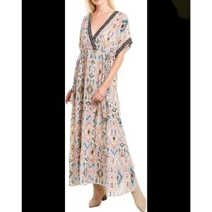 Johnny Was Jade Alona Silk Dress - L